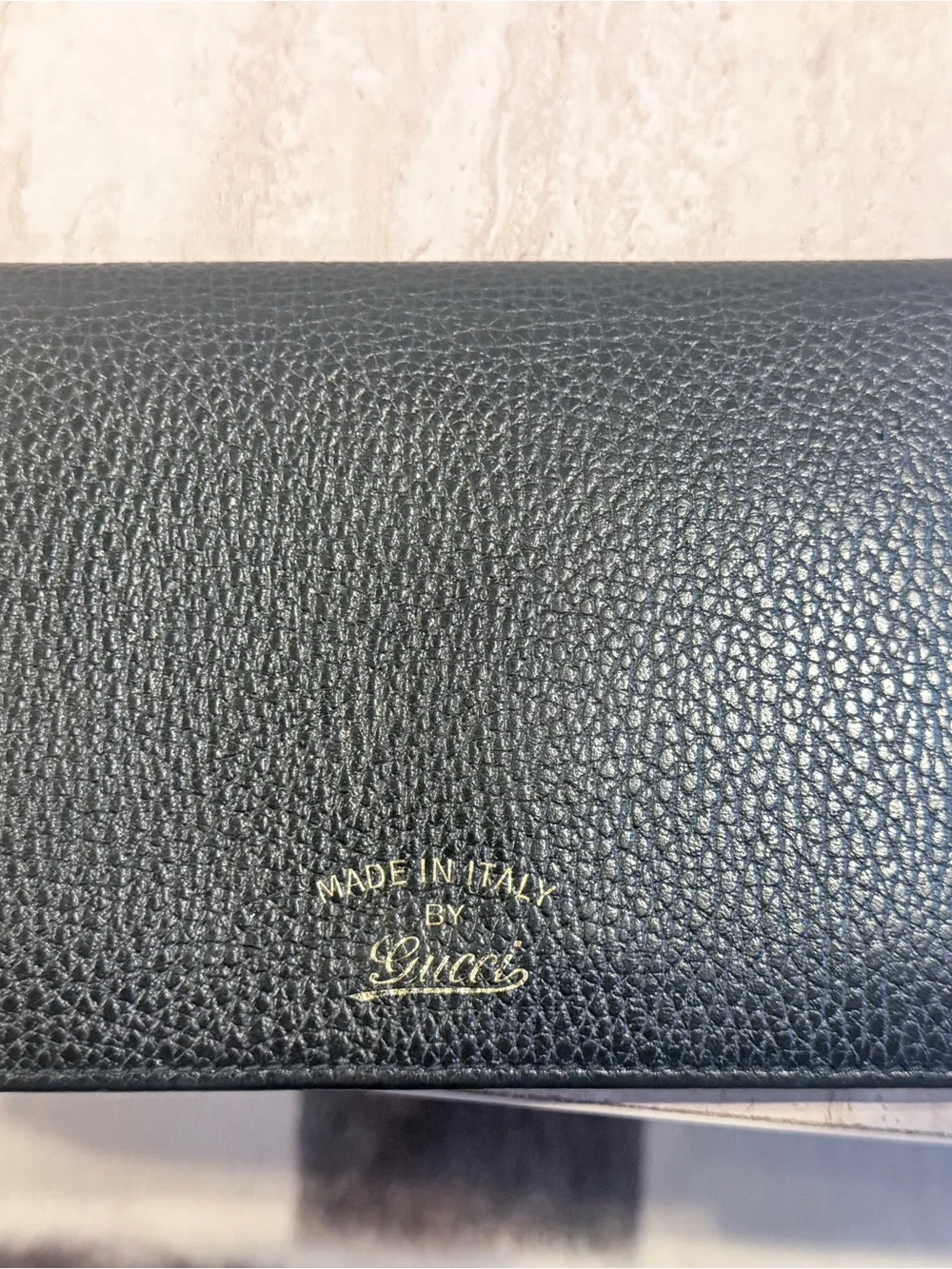 Gucci wallet on strap